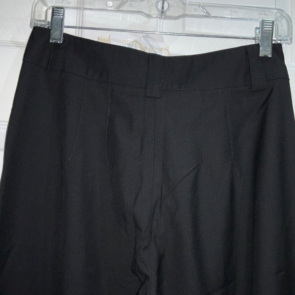 Commense black high waist front zip pants Sz S belt loops pockets New - Picture 4 of 6